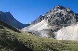 il Colle del Vallone dal Clot Sauvage