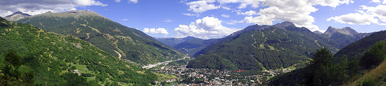 la conca di Bardonecchia dal sentiero Luciano Ferraris