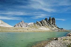 il Lago Bianco con il Grande Adritto