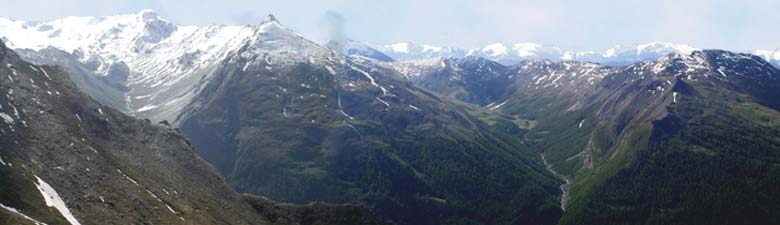 La Vall'Almiane e la ValFredda dalle Grange del Vallone